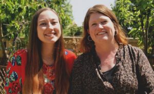 Sarah and Jade - two smiling women