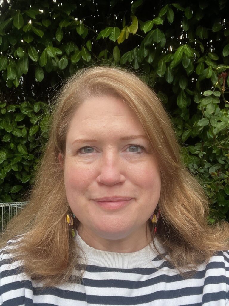 Sarah Fry - garden headshot